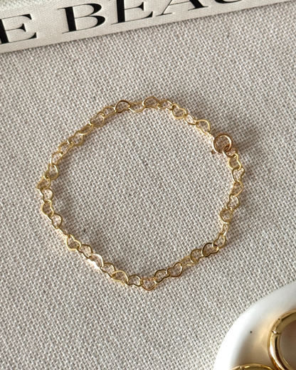 Amour chain bracelet