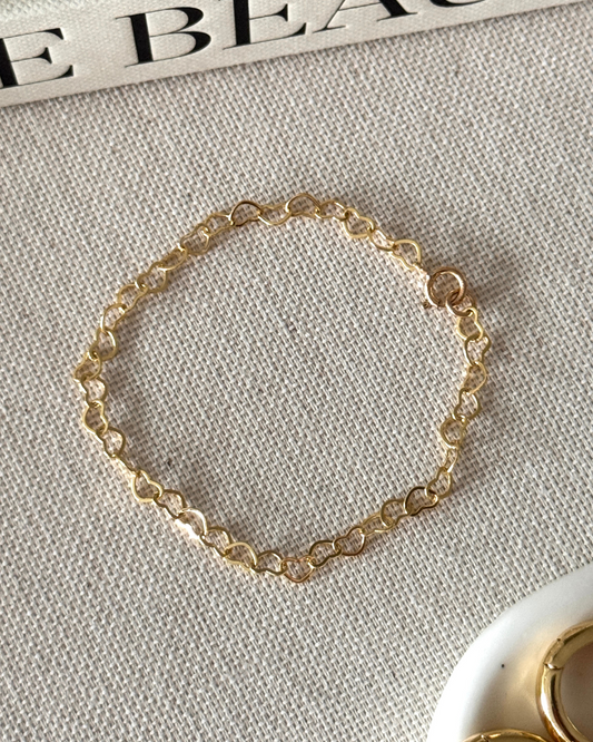 Amour chain bracelet