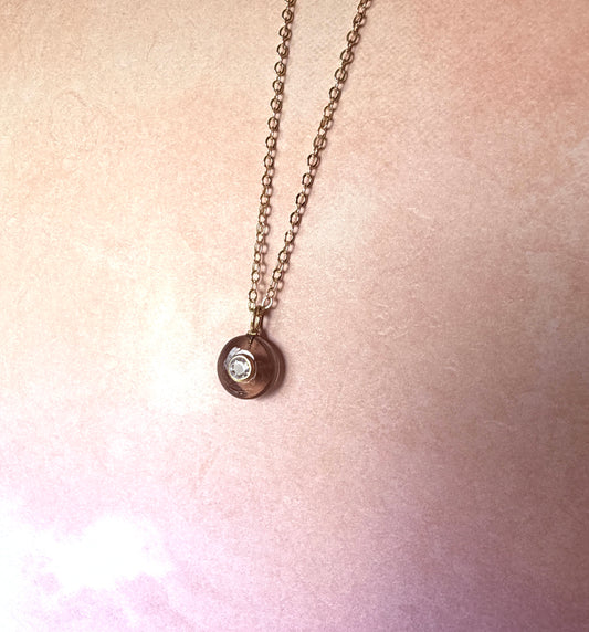 Smoky Quartz pendant necklace