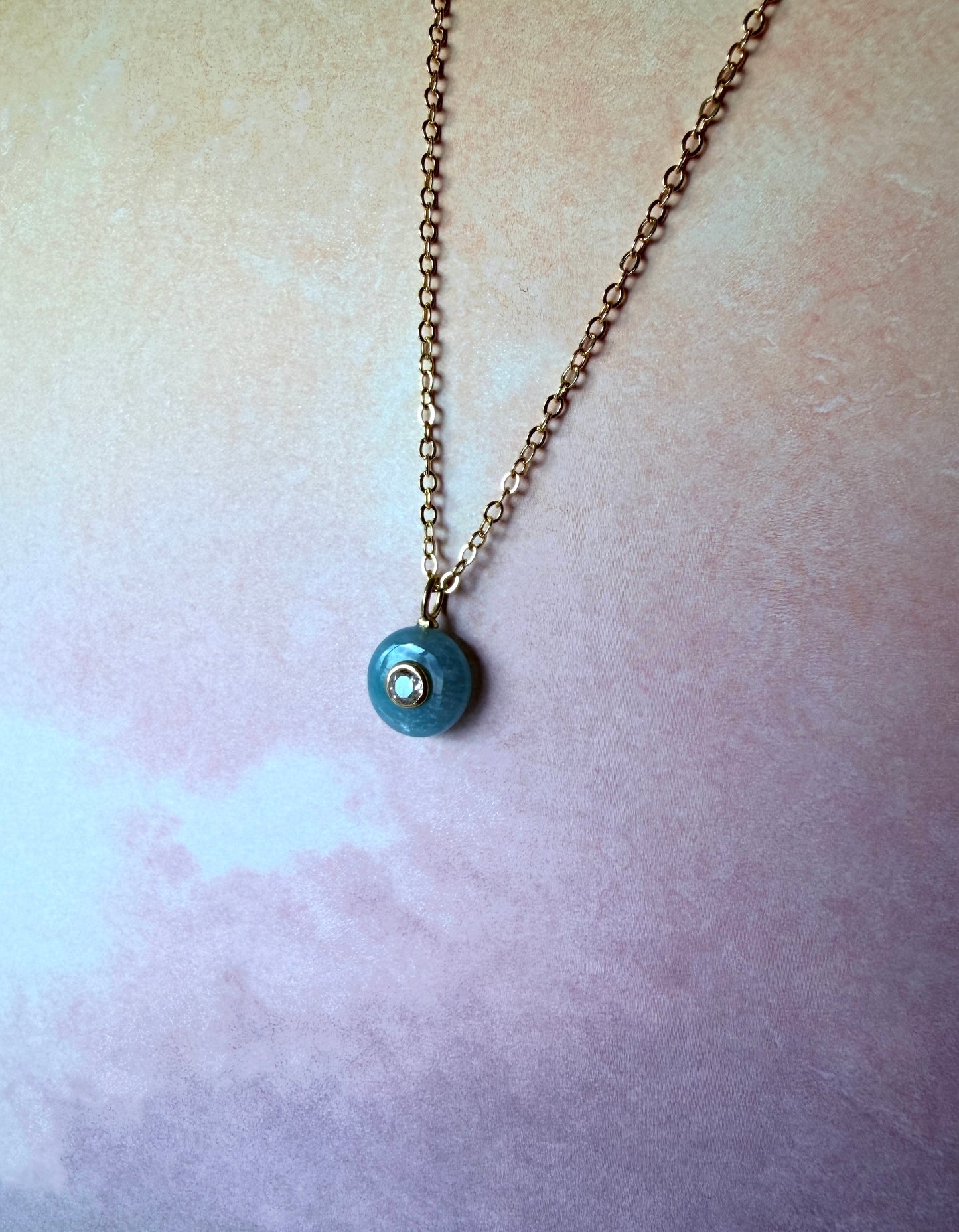 Amazonite pendant necklace