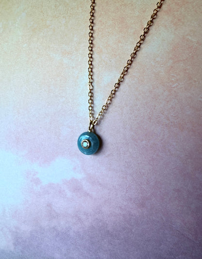 Amazonite pendant necklace